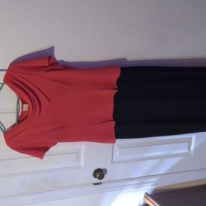 Studio C Red and Black Maxi Dress